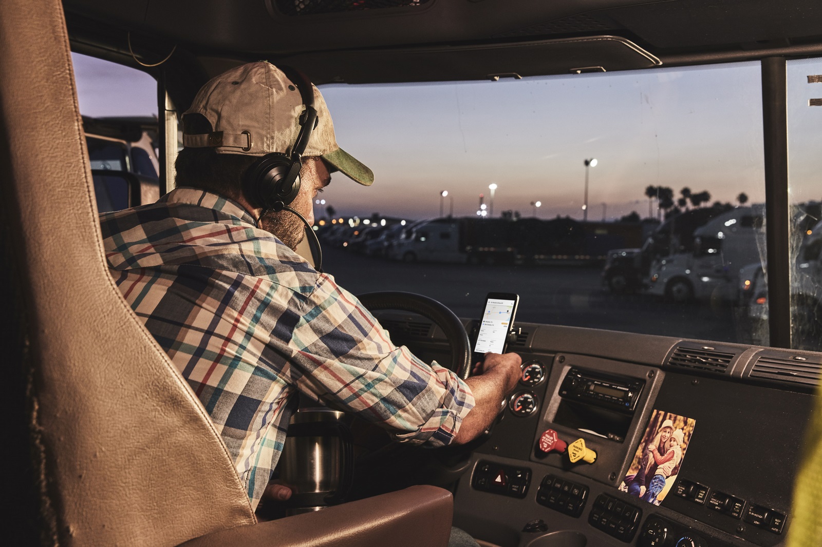 Uber Freight verbindet Logistikunternehmen mit Spediteuren per App. Foto: Uber