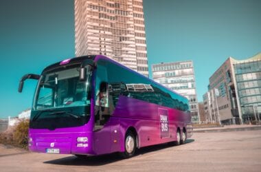 Das neue Design von Pinkbus. Foto: Pinkbus