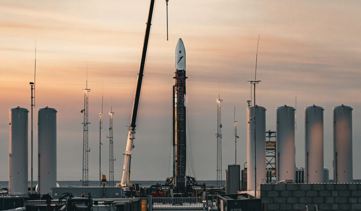 Die Startrampe für die Spectrum-Rakete am Andøya Spaceport in Norwegen © Isar Aerospace/Foto: Wingmen Media