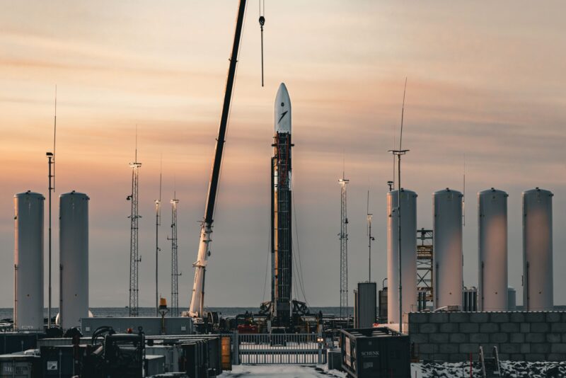 Die Startrampe für die Spectrum-Rakete am Andøya Spaceport in Norwegen © Isar Aerospace/Foto: Wingmen Media
